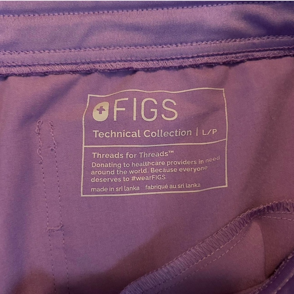 Figs Purple Scrub Pants